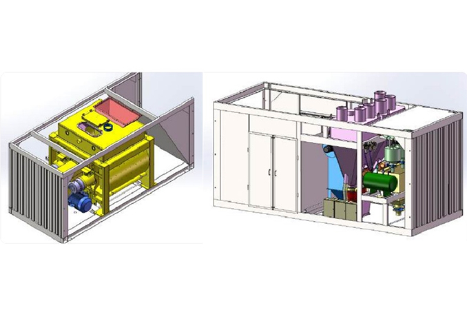 HZS Series Bucket-Lifting Type Container Concrete Mixing Plant (2)