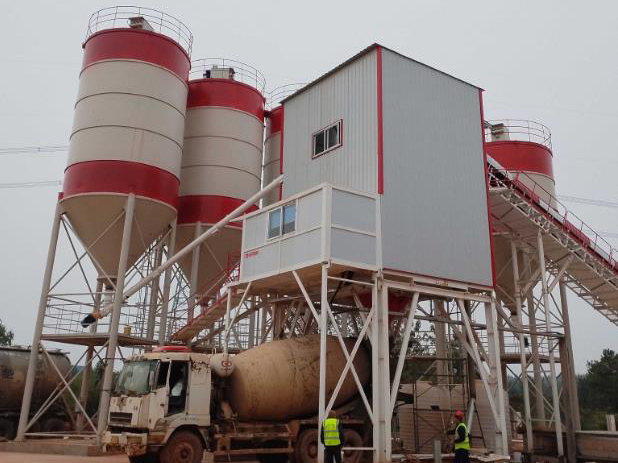 HZS180 Concrete Mixing Station (Yingtan, Jiangxi) (2)