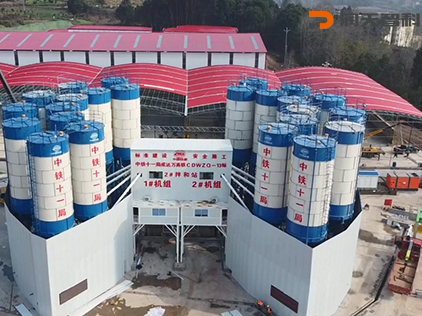 HZS240 Concrete Mixing Station (Kaizhou, Chongqing) (1)