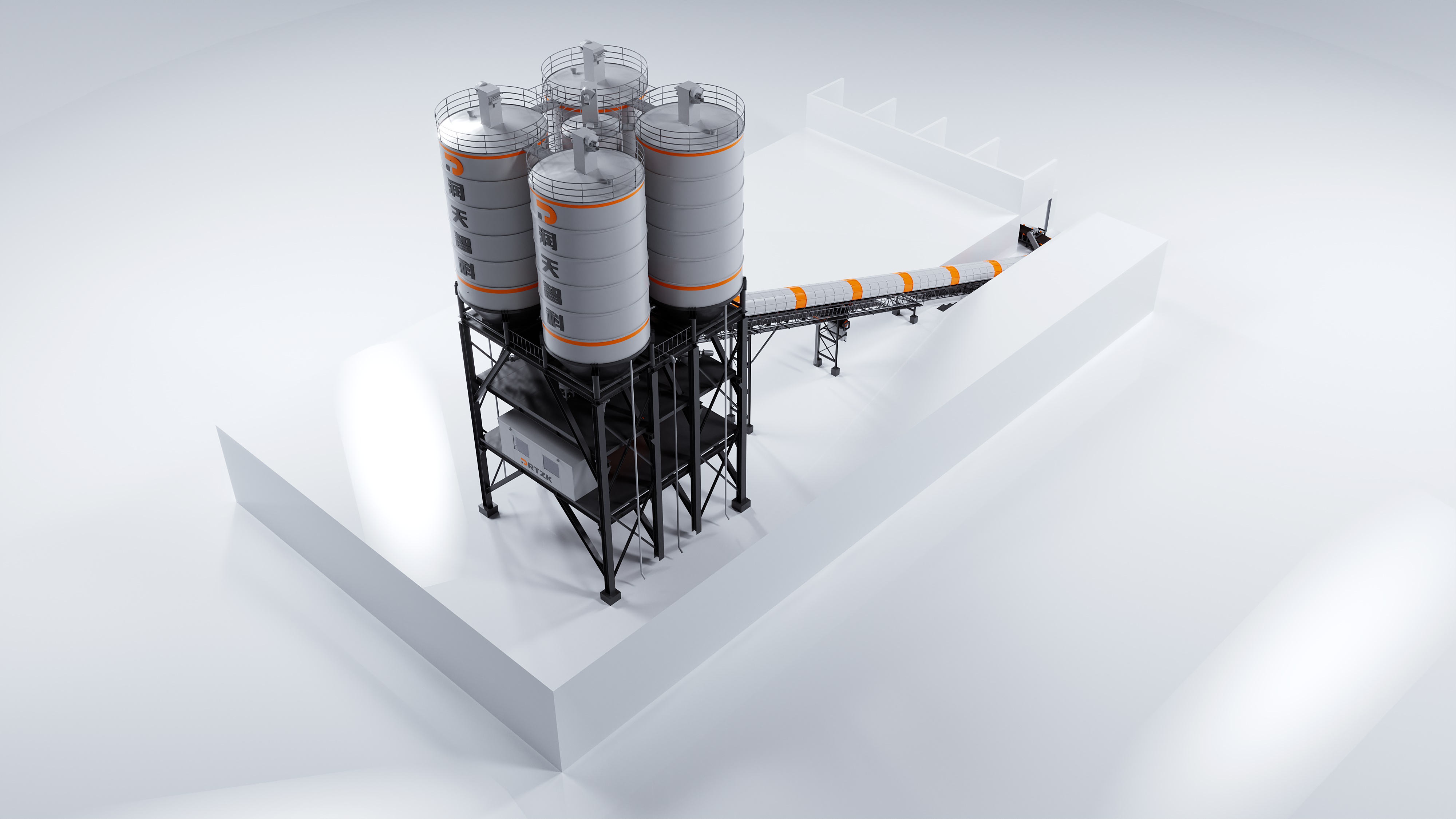 HZS Series Top-Mounted Concrete Mixing plant