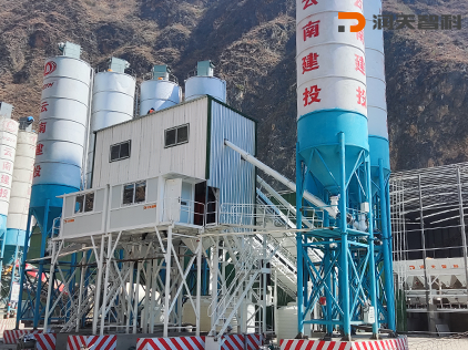 HZS90 Concrete Mixing Station (Qiaojia, Yunnan) (1)