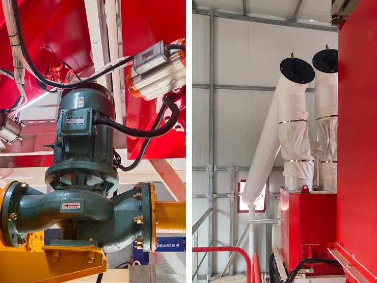 Double HZS120 Concrete Mixing Station(Guiding, Guizhou) (2)