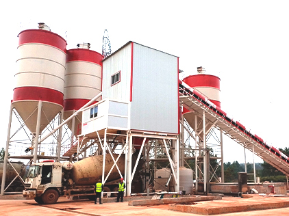 HZS180 Concrete Mixing Station (Yingtan, Jiangxi) (1)