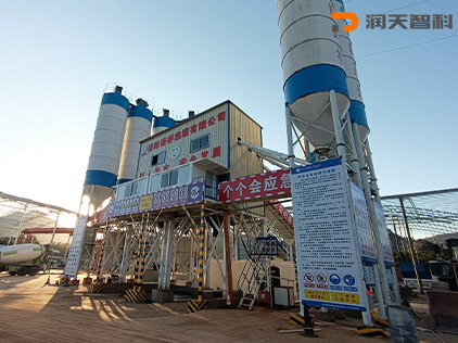 HZS12 Concrete Mixing Station(Yongzhou, Hunan) (1)